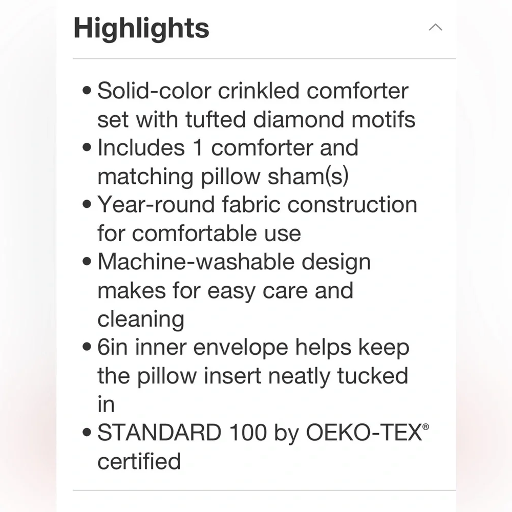 THRESHOLD NWT tufted diamond crinkle comforter & sham set -teal -twin